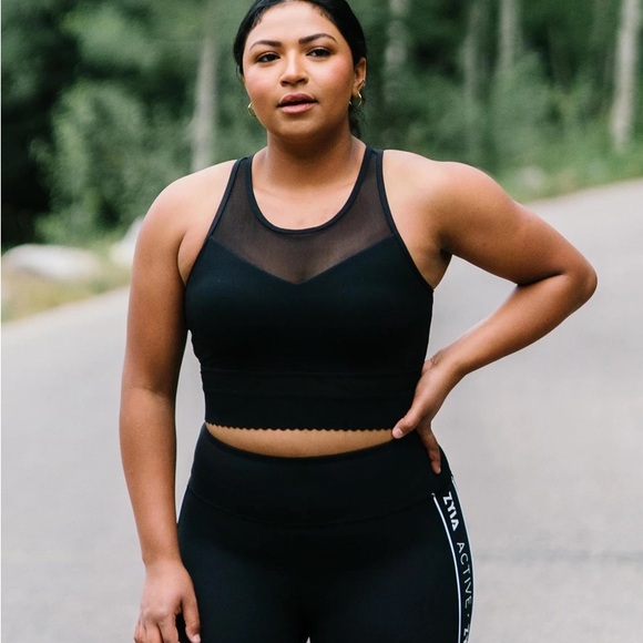 Zyia Black Star Mesh Bra - Picture 5 of 7